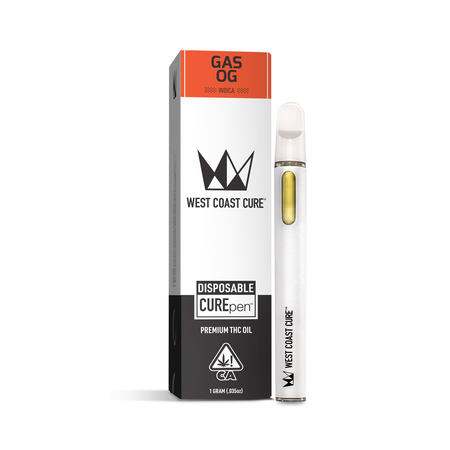 West Coast Cure Carts GAS OG Disposable Vape